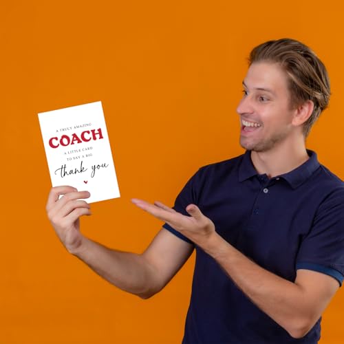 Coach Appreciation Thank You Card - End of Season Sports Coach Gift