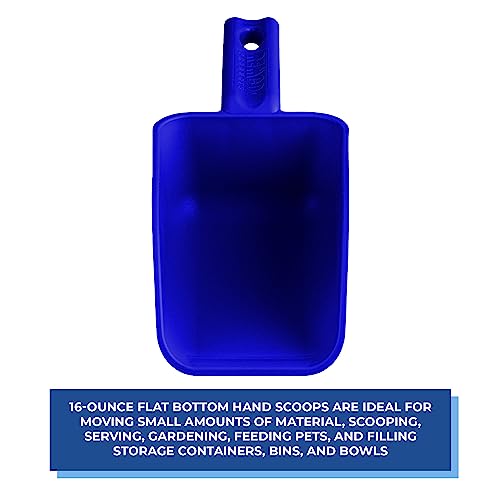 Remco 16 oz Color-Coded Hand Scoop - BPA-Free Plastic Food-Safe (Pack of 2)
