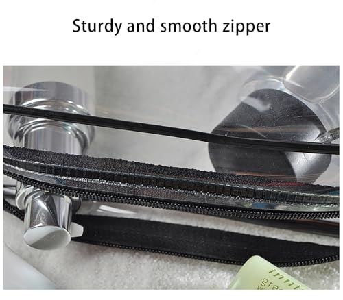 NaYiissi Clear Travel Toiletry Bag TSA Approved Quart Size Makeup Bag