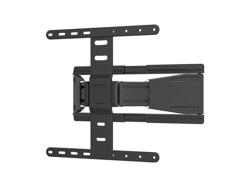 Monoprice Ultra-Slim Full-Motion Articulating TV Wall Mount Bracket - For 40" ~ 75" TVs Max Weight 66lbs VESA Up to 200x200 Concrete & Brick Compatible, Black