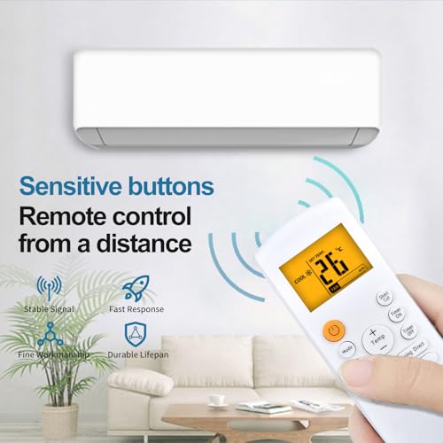 Replacement AC Remote Control for Midea, Samsung, & Blue Star Air Conditioners