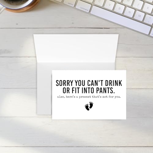 Funny Baby Shower Card for New Parents – Sarcastic Congrats