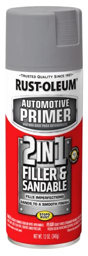 Rust-Oleum 12 oz Automotive Stops Rust Filler & Sandable Primer - Gray