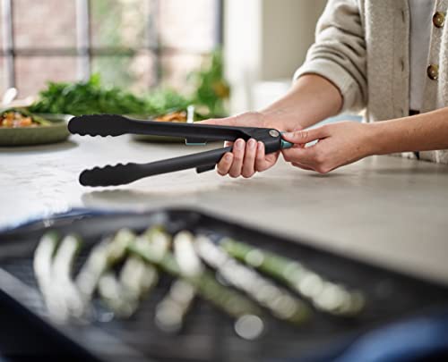 Joseph Joseph Duo Lockable Tongs with Tool Rest - Heat-Resistant & Non-Slip