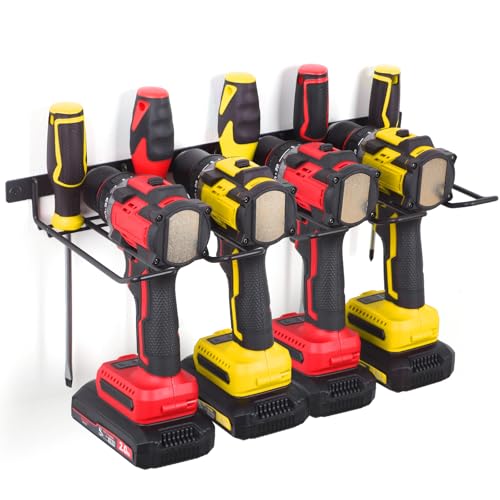 reliahom Power Tool Organizer Wall Mount - 1-Piece Drill Holder