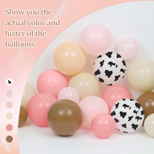 Cow Balloon Arch Kit for Baby Shower & Rodeo Party - 31pcs