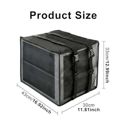 Lovarisse Mesh Air Conditioner Cover - 17" x 11.8" x 13" for All-Weather Protection