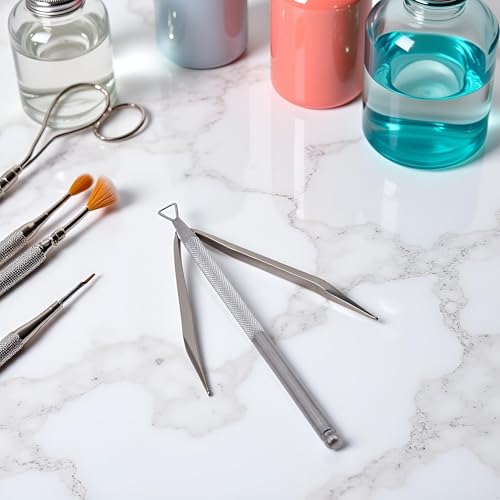 Stainless Steel Triangle Cuticle Pusher and Gel Nail Polish Remover Tool