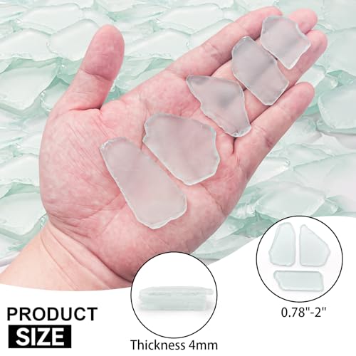 Keedolla Frosted Sea Glass Pieces - Decorative Craft Vase Filler