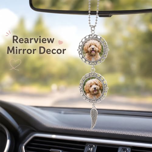 Personalized Dog Memorial Hanging Ornament - 2 Pack