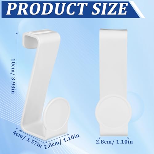 TOPPERFUN 2Pcs Toilet Seat Hooks - Multipurpose Plastic Hangers for Potty Training
