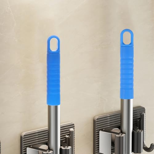 Mop Handle End Cap Replacement - 2 Non-Slip Grips with Hanging Hole