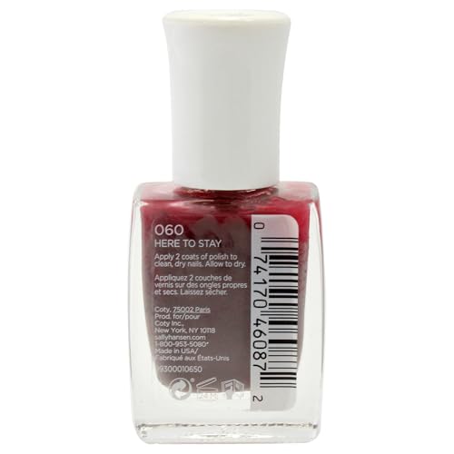 Sally Hansen Mega Strength Nail Polish, Here to Stay, 0.4 Fl Oz