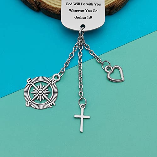Inspirational Christian Rear View Mirror Ornament - Bible Verse Gift