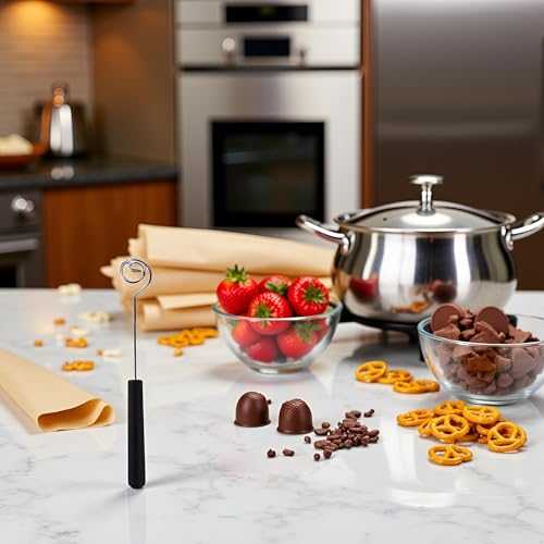 Chocolate Dipping Tools Set - Stainless Steel Fondue Accessories