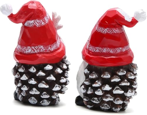 Christmas Gnomes Decor Resin Figurines - Festive Holiday Table Centerpiece - Variation of THIS Listing