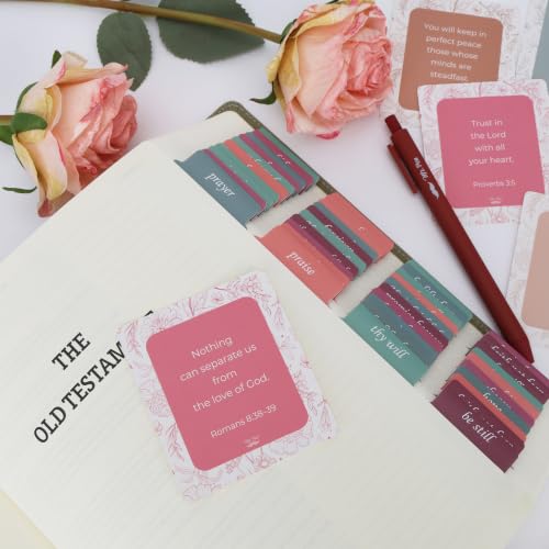 Bible Verse Cards Set - 60 Inspirational Scripture Mini Cards for Devotion & Gifting