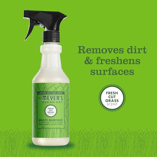 Mrs. Meyer's Multi-Surface Everyday Cleaner, Fresh Cut Grass, 16 Fl Oz (Pack of 2)