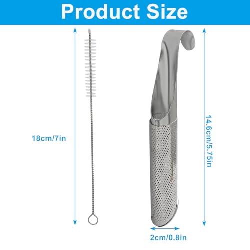 OSVJE Stainless Steel Tea Diffuser with Cleaning Brush - 1 Pack
