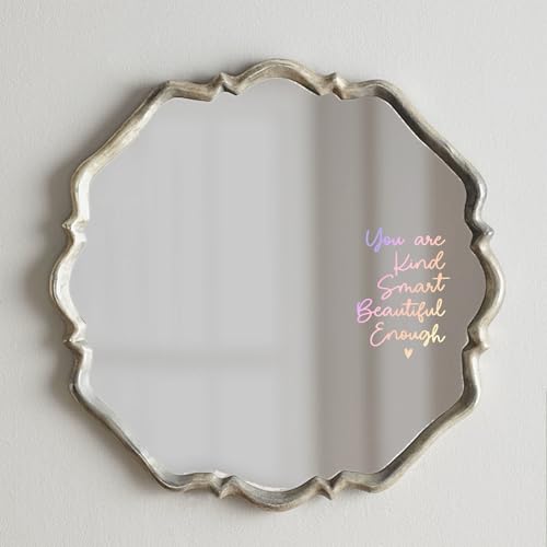 Positive Affirmation Vinyl Wall Decal for Girls' Room - 5.5x7.7 Inch