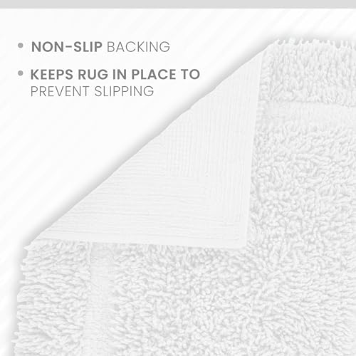 Martex Ringspun Cotton Bath Rug 20" x 30" - White