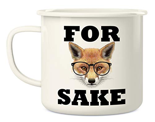 16 Oz Enamel Stainless Steel Camping Coffee Mug - Funny Sarcastic Gift