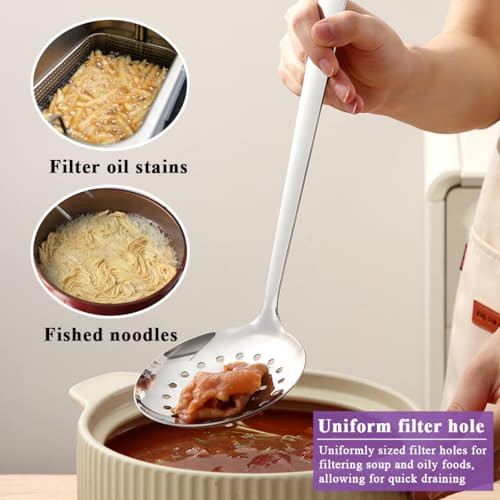 Berglander 2-Piece Stainless Steel Slotted Spoon and Spider Strainer Set