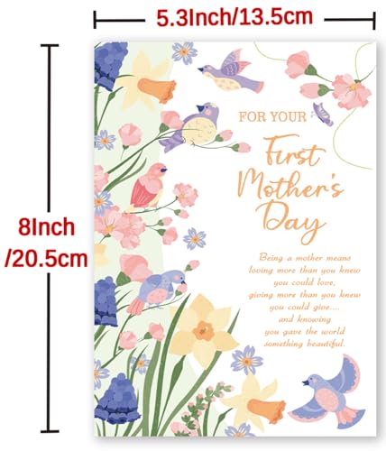 Funny First Mother's Day Card - Cute Gift for New Moms