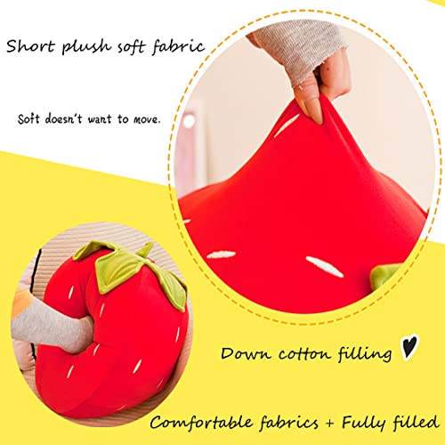 Cute Strawberry Plush Pillow for Kids - Soft & Cuddly Toy (20cm)