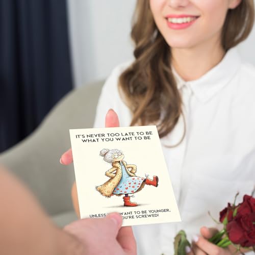 Funny Birthday Card for Women - ZC-008, Relatable Humor