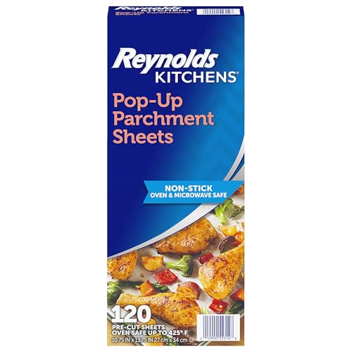 Reynolds Pop-Up Parchment Paper Sheets, 120 Count - Non-Stick