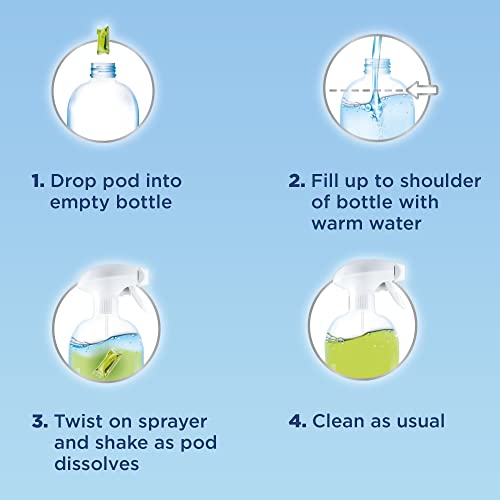 Windex Dissolve Concentrated Multisurface Cleaner Refill Pods, 3-Pack