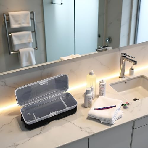 Transparent Manual Razor Protective Case Travel Shaver Storage Box