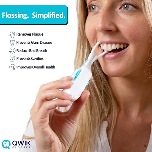 QWIK Flosser Dental Floss Refill Pack 15m Mint Flavor