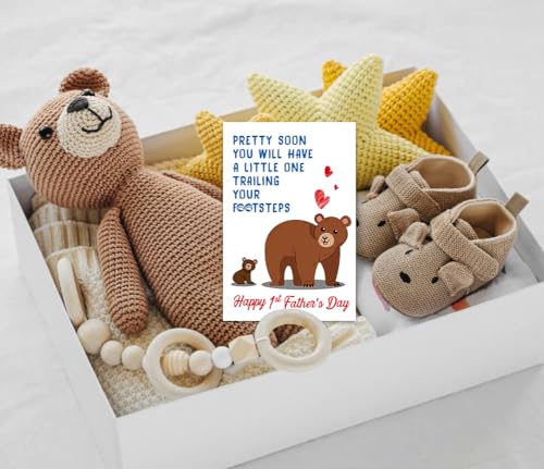 Funny 1st Father's Day Card for New Dad - Happy Father's Day Gift
