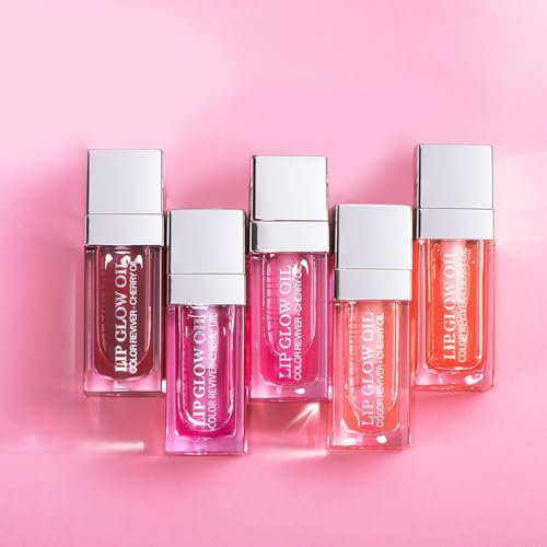 XTJXTJ Hydrating Lip Glow Oil - Moisturizing Lip Tint & Gloss 004 Coral