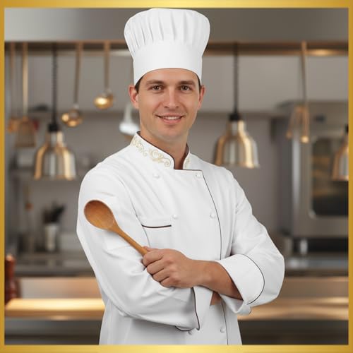 Adjustable White Chef Hats - 2 Pack for Professional Cooking