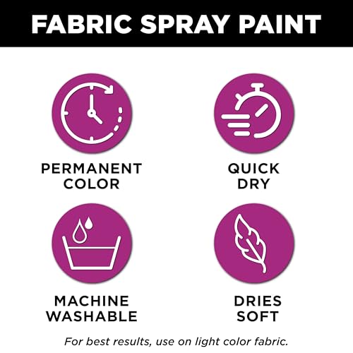 Tulip ColorShot Iridescent Fabric Spray Paint, 3oz - Unicorn Shimmer