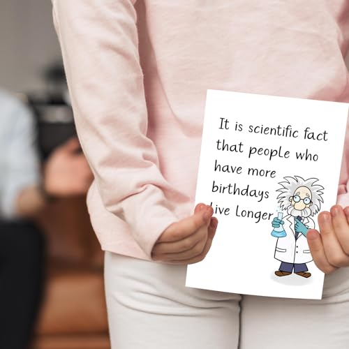 Funny Birthday Card for Men and Women - Humorous Greeting Card