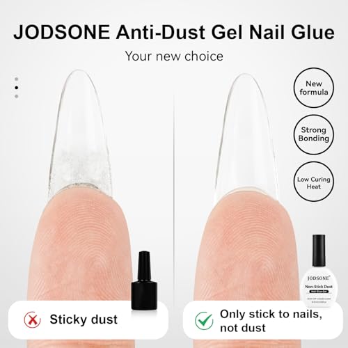 JODSONE 16.5ml Anti-Dust Strong Gel Nail Glue for False Nails