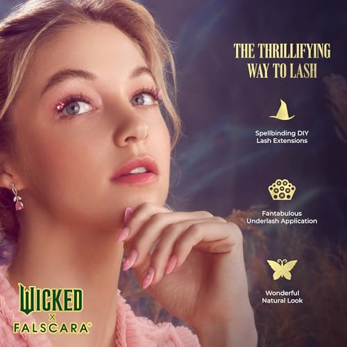 Falscara Wicked DIY Lash Extension Kit with Glitter Clusters and Bond