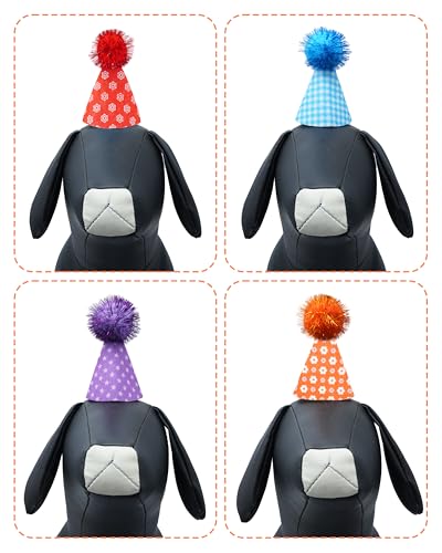 PET SHOW 10-Pack Mini Party Hats for Small Dogs, Cats & Stuffed Animals