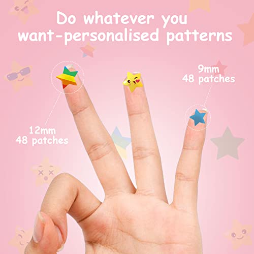 Star Pimple Patches 96 Pcs - Hydrocolloid Acne Spot Treatment Cover