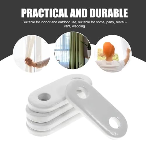 20 Pack Iron Curtain Weights for Drapes & Window Treatments – Heavy Duty Bottom Pendants