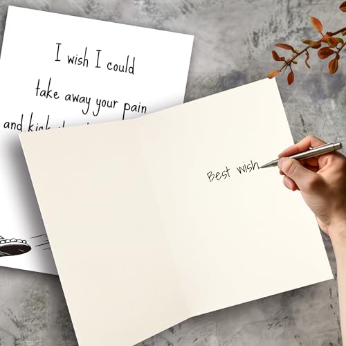 Get Well Cards - 2-Pack Encouragement Greeting Cards with Envelopes