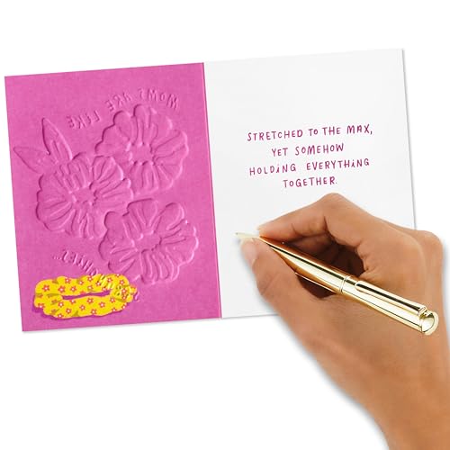 Hallmark Good Mail Scrunchies Card for Mom - Birthday & Mother's Day