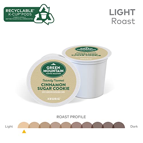 Green Mountain Coffee Roasters Cinnamon Sugar Cookie K-Cup Pods, 24 Count