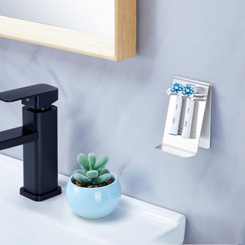 YAYINLI Electric Toothbrush Head Holder, Wall-Mounted or Tabletop Stand