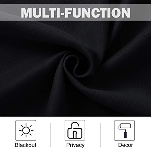 NICETOWN Blackout Curtains for Small Windows, 42x36