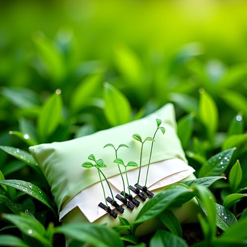 Grass Sprout Hair Clips 10-Pack Cute Green Plant Hairpins for Cosplay Party